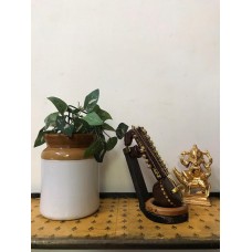 Wooden Instrument Veena-Miniature