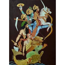 Dasavatharam Canvas Painting