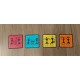 Warli Square Coasters