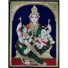 Parvathi -Ganesha-Murugan