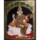 Saraswathi on white lotus
